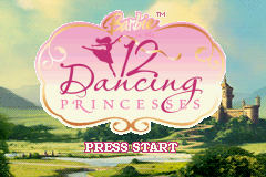 Barbie in the 12 Dancing Princesses Title Screen